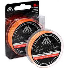 Шнур Mikado Kendo Shine Braid 10 м 0,08 мм 5,71 кг fluo orange (ZKS00O-10-008)