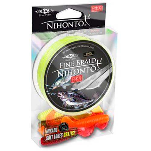 

Шнур MIKADO Nihonto Fine Braid 150 м 0.50 мм 41.80 кг fluo (Z19F-050), Шнур Nihonto Fine Braid 150м 0.50мм 41.80кг fluo