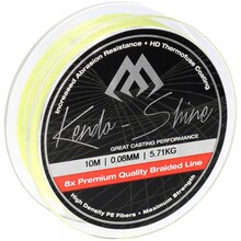 Шнур MIKADO Kendo Shine Braid 10м 0.08мм 5.71кг Fluo Yellow (1313730122)