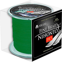 Шнур Mikado Nihonto Fine Braid 300 м 0.1 мм 7.7 кг Green (Z20G-010)