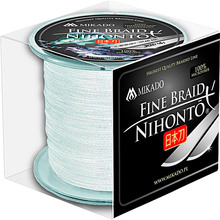 Шнур Mikado Nihonto Fine Braid 300 м 0.18 мм 14.4 кг White (Z20W-018)