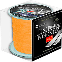 Шнур Mikado Nihonto Fine Braid 300 м 0.35 мм 33.4 кг Orange (Z20O-035)