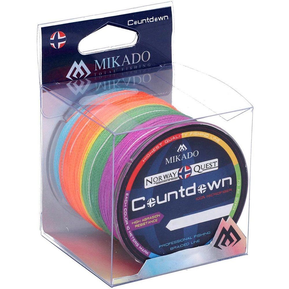 

Шнур Mikado Norway Quest Countdown 300 м 0.20 мм 16.80 кг Multicolor (Z46M-020-300), Шнур Norway Quest Countdown 300м