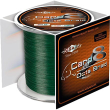 Шнур Mikado Carp 8 Octa Braid 300 м 0.18 мм 16.40 кг Green (Z31G-018)