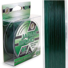 Шнур LINEAEFFE FF Japan Braid 8X Moss Green 135 м / 150yds 0.10 мм FishTest-6.00 кг (3009810)