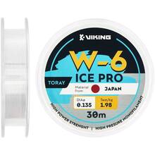 Леска Viking Fishing Ice Pro W-6 30 м 0.135 мм Clear (1919.05.74)
