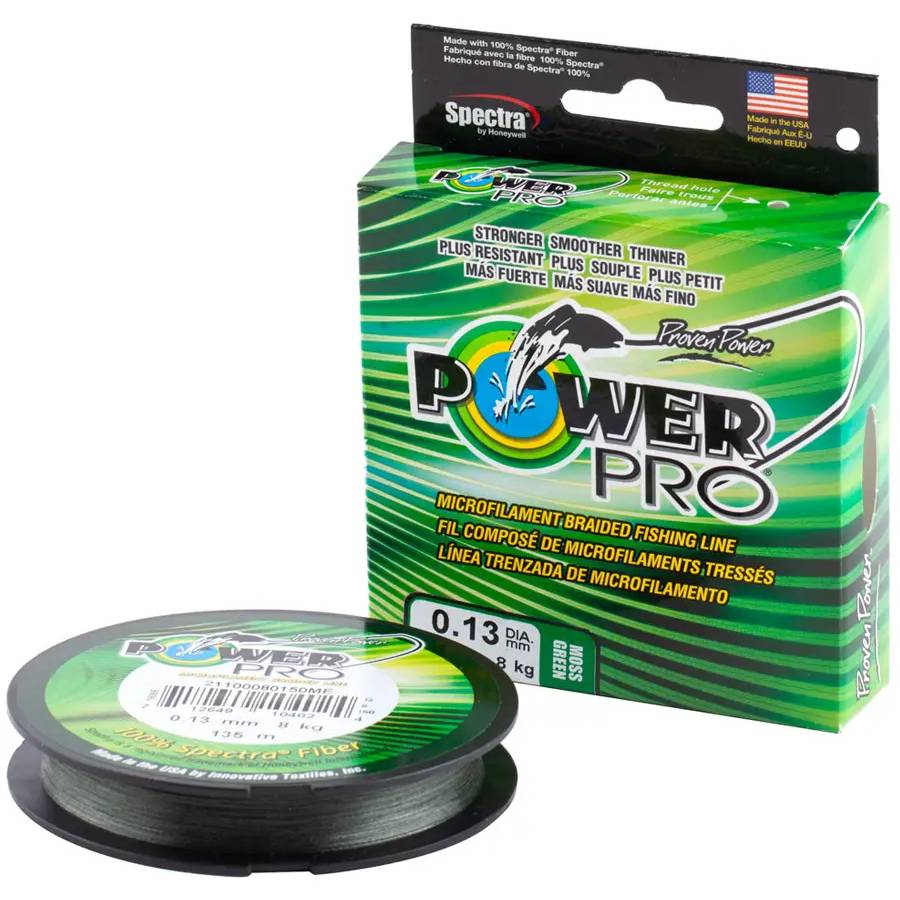 Шнур Power Pro 135 м 0.06 мм Moss Green (PPBI13506MG)