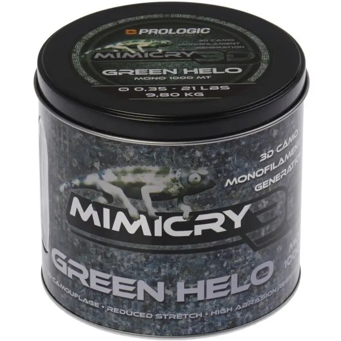 Лісочка Prologic Mimicry Green Helo 1000 м 0.3 мм (57086) динамічне ударне навантаження 15