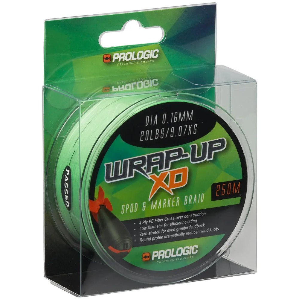 Шнур Prologic Wrap-Up XD - Spod & Marker Braid Extra Distance 250 м 0.16 мм (64118)