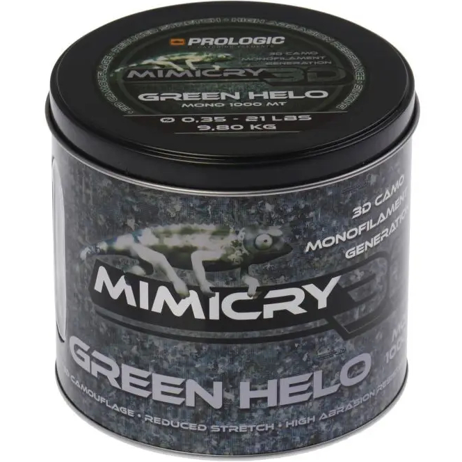 Леска PROLOGIC Mimicry Green Helo 1000 м 0.25 мм (57084) динамическая ударная нагрузка 11