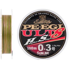 Шнур Sunline PE EGI ULT HS8 180 м #0.3/0.090 мм 2.5 кг (60092518)