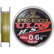 Шнур SUNLINE PE EGI ULT HS8 180 м 0.128 мм Multiсolor (60092524)