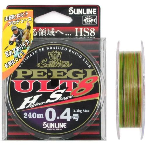 Шнур SUNLINE PE EGI ULT HS8 180 м 0.128 мм Multiсolor (60092524) нагрузка на разрыв 4.5