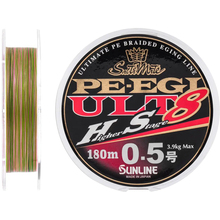 Шнур SUNLINE PE EGI ULT HS8 180m #0.5/0.117mm 3.9kg (60092522)