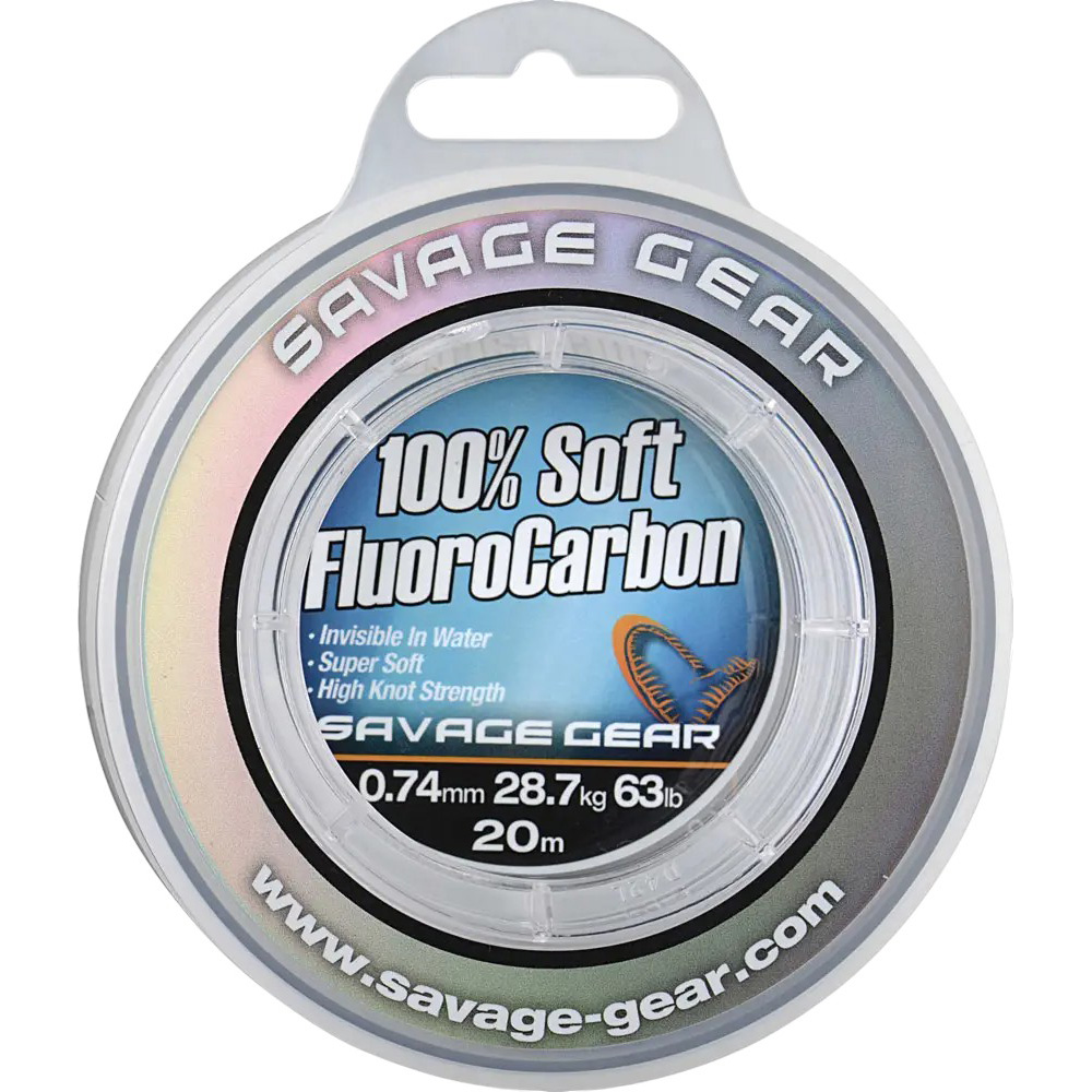 Флюорокарбон SAVAGE GEAR Soft Fluorocarbon 15m 0.92mm 40.5kg Clear (54858)