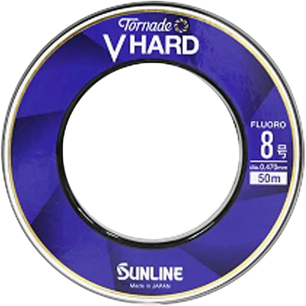 Флюорокарбон SUNLINE 22 Tornado V Hard HG 50m #8/0.47mm 17.5kg (60075172) навантаження на розрив 17.5