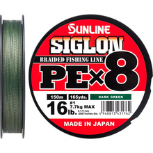Плетений шнур SUNLINE Siglon PE х8 300m #6.0/0.418mm 90lb/40.0kg Green (63053042)