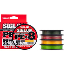 Шнур SUNLINE Siglon PE х8 150m #0.8/0.153mm 12lb/6.0kg Orange (63052888)