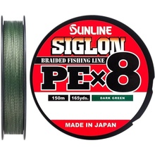 Шнур Sunline Siglon PE х8 150 м #2.5/0.270mm 40lb/18.5 кг темно-зеленый (63052860)
