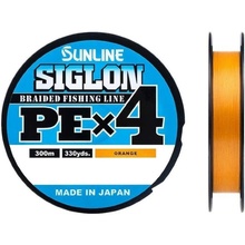 Шнур Sunline Siglon PE х4 300 м #1.0/0.171 мм 16lb/7.7 кг оранжевий (63052180)