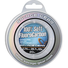 Флюорокарбон SAVAGE GEAR Soft Fluorocarbon 35m 0.49mm 15.2kg Clear (54854)