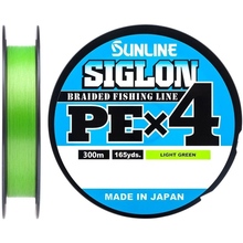 Шнур Sunline Siglon PE х4 300 м #2.5/0.270 мм 40lb/18.5 кг салатовый (63052130)