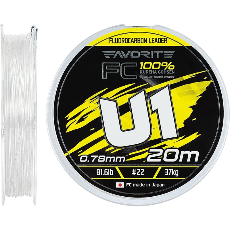 Флюорокарбон FAVORITE U1 FC 20 м (1693.12.01)