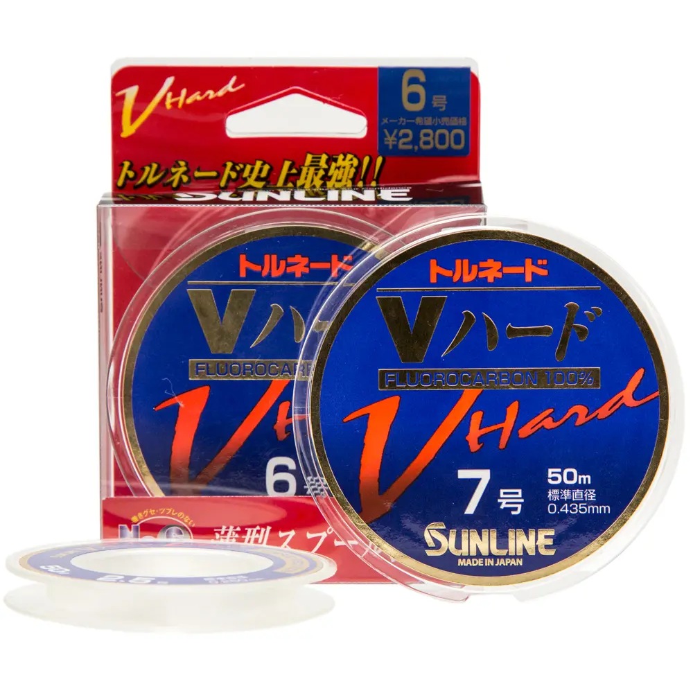 Флюорокарбон SUNLINE FC Tornado V Hard HG 50м #1.75/0.219мм 3.5kg (60073710) навантаження на розрив 3.5