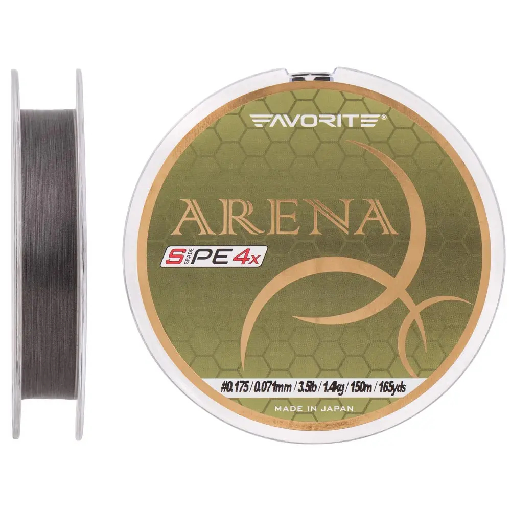 Шнур FAVORITE Arena PE 4x 150м #0.175/0.071mm 3.5lb/1.4kg (1693.10.88)