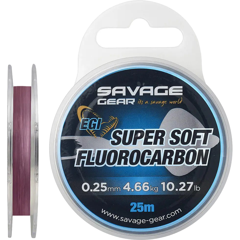 Флюорокарбон SAVAGE GEAR Super Soft EGI 25 м Pink (74482)