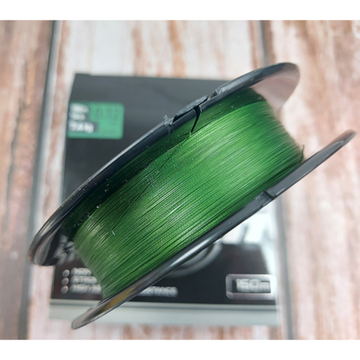 Шнур BRAIN Storm 8X 150m 0.12mm 16lb/7.4kg Green (1858.51.71) довжина 150