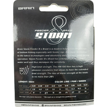 Шнур BRAIN Storm 8X 150m 0.14mm 20lb/9.0kg Lime (1858.51.99)