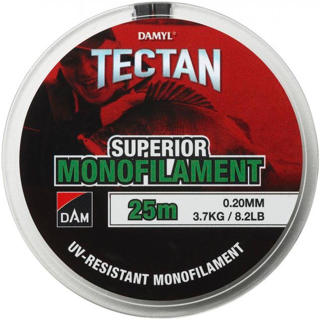 

Леска DAM Damyl Tectan Superior 25 м 0.20 мм 3.7 кг (66169), Жилка Damyl Tectan Superior 25м 0.20мм 3.7кг