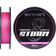 Шнур BRAIN Storm 8X 150 м 0.16 мм Pink (1858.51.91)