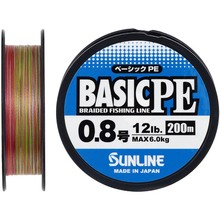 Шнур SUNLINE Basic PE 200m #0.8/0.153mm 12lb/6kg (60093352)