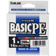 Шнур SUNLINE Basic PE 200m #1.0/0.171mm 16lb/7.7kg (60093354)