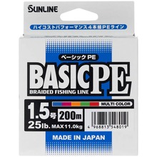 Шнур SUNLINE Basic PE 200m #1.5/0.209mm 25lb/11kg (60093358)