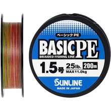 Шнур SUNLINE Basic PE 200m #1.5/0.209mm 25lb/11kg (60093358)