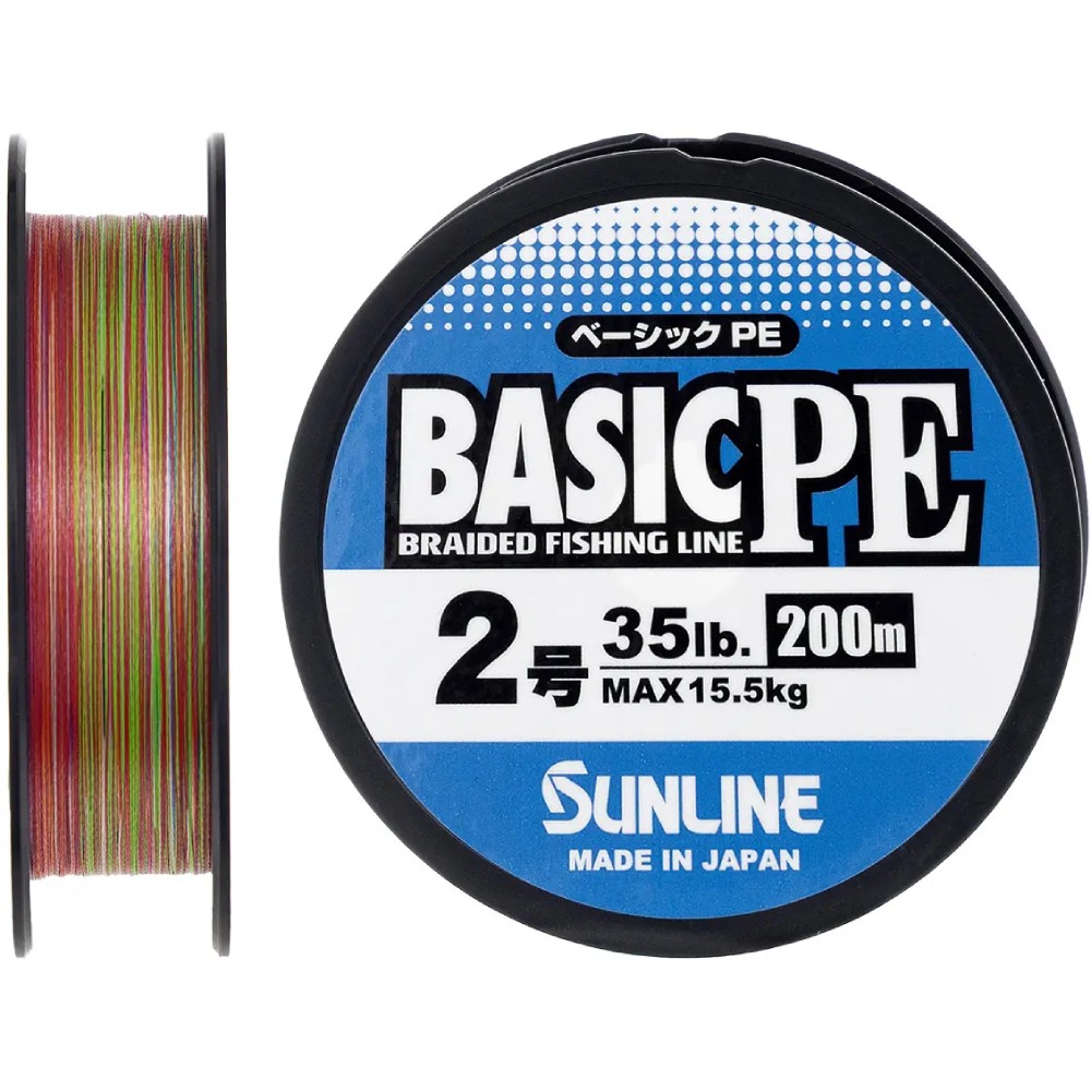 Шнур SUNLINE Basic PE 200m #2.0/0.242mm 35lb/15.5kg (60093360)