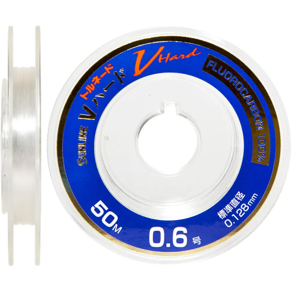 Флюорокарбон SUNLINE FC Tornado V Hard HG 50м #0.6/0.128мм 1.0kg (60073700)