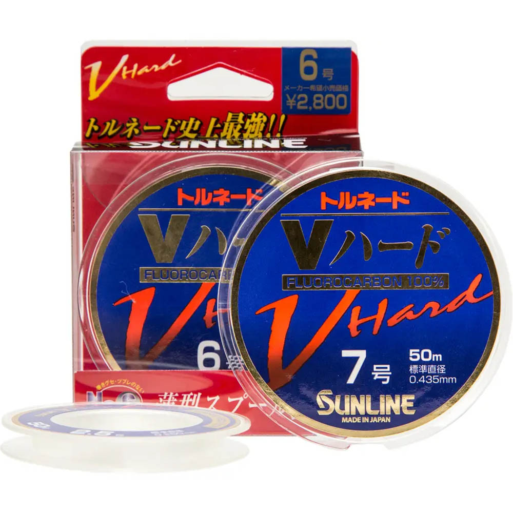 Флюорокарбон SUNLINE FC Tornado V Hard HG 50м #0.6/0.128мм 1.0kg (60073700) динамічне ударне навантаження 2