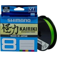 Шнур SHIMANO Kairiki 8+ 150м 0.10мм 7.3кг M. Green (LDM58XE0810015G)