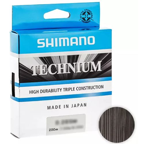 Лісочка SHIMANO Technium 200 м 0.255 мм Black (TEC20025) навантаження на розрив 6.1