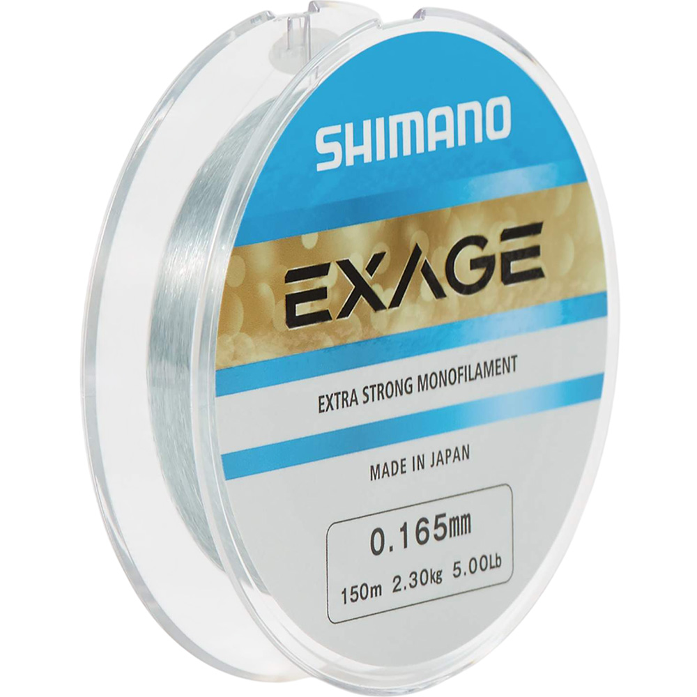Лісочка SHIMANO Exage 150m 0.165mm 2.3kg (EXG15016) динамічне ударне навантаження 5