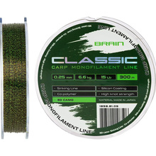 Леска BRAIN Classic Carp Line 300m 0.25mm 15lb 6.6kg 3D camo (1858.81.05)
