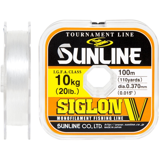 Леска монофильная SUNLINE Siglon V 100 м 0.37 мм (63040872)