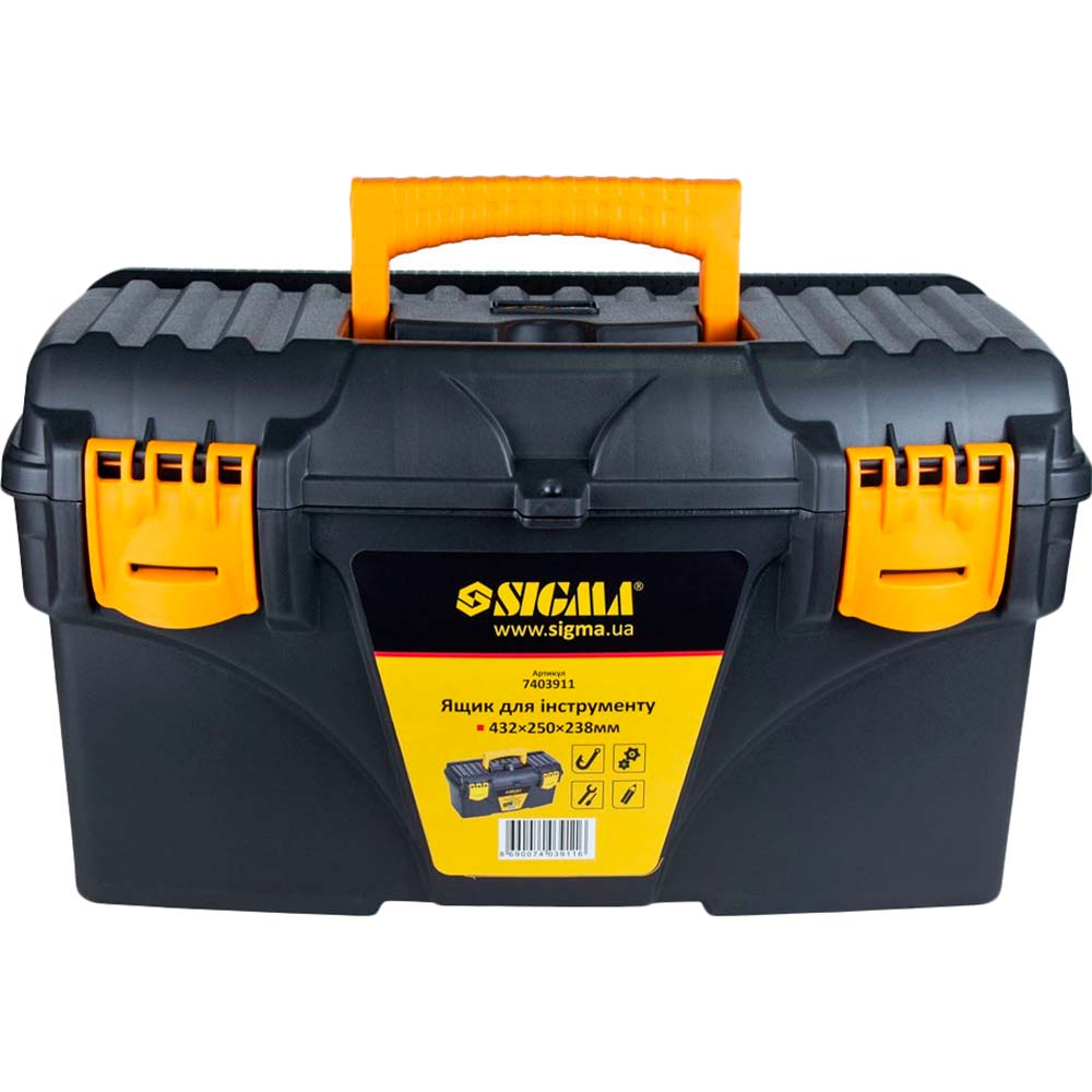 Ящик для инструмента SIGMA 432 x 250 x 238 мм (7403911) Тип ящик