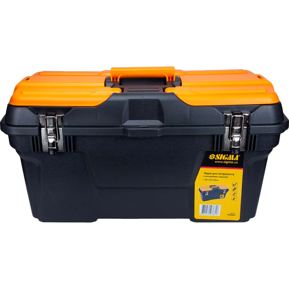 Ящик для инструмента SIGMA металлические замки 582 x 310 x 234 мм (7403681) Тип ящик