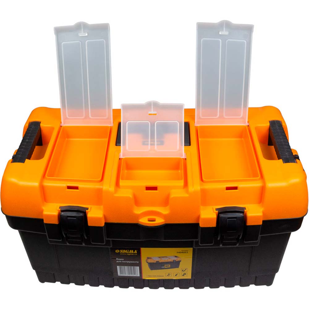 Ящик для инструмента SIGMA 564 x 310 x 310 мм (7404051) Количество отсеков 1