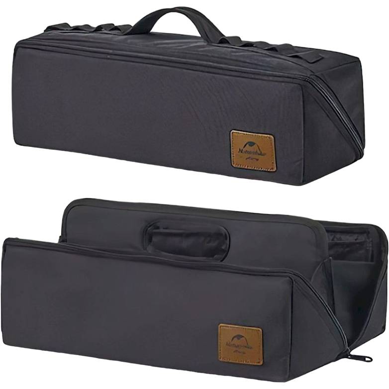 Сумка NATUREHIKE CNH22SN018 Черная (6975641887294) Дополнительно Материал: ткань Оксфорд 900D, вспененный материал EVA, PE, нейлон 210D